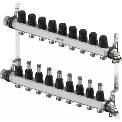 UPONOR Vario S Collettore Fm 9xg3/4 Euro - G1, 1140840 UPONOR Vario S Collettore Fm 9xg3/4 Euro - G1, 1140840