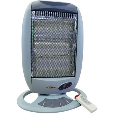 VINCO Stufa Elettrica Alogena Con Telecomando 1200 Watt 70201 VINCO Stufa Elettrica Alogena Con Telecomando 1200 Watt 70201