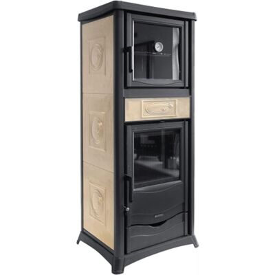 LA NORDICA - Stufa A Legna Termorossella Plus Con Forno Dsa 4.0 11,1kw Panna LA NORDICA - Stufa A Legna Termorossella Plus Con Forno Dsa 4.0 11,1kw Panna