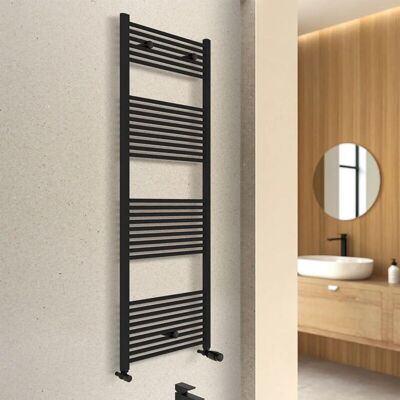 INBAGNO - Termoarredo design nero opaco - Towel warmer INBAGNO - Termoarredo design nero opaco - Towel warmer
