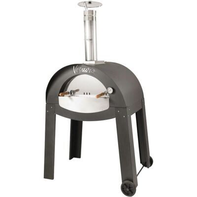 FRANKYSTAR Vesuvio - Forno A Legna In Acciaio Inox Con Camera Di Cottura Da 80x60 Cm FRANKYSTAR Vesuvio - Forno A Legna In Acciaio Inox Con Camera Di Cottura Da 80x60 Cm
