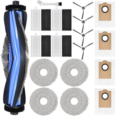 HABITEX Accessori Per Aspirapolvere Lefant M3 / M3 Gen2: 1 Spazzola Principale, 4 Stracci, 4 Filtri Di Ricambio, 4 Sacchetti Per Polvere, 4 Spazzole Laterali, 1 Spazzola Per Pulizia. HABITEX Accessori Per Aspirapolvere Lefant M3 / M3 Gen2: 1 Spazzola Principale, 4 Stracci, 4 Filtri Di Ricambio, 4 Sacchetti Per Polvere, 4 Spazzole Laterali, 1 Spazzola Per Pulizia.