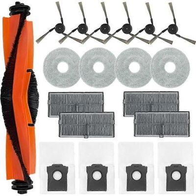 BARKBUSTERS Pour Aspirateur Robot Dreame X40 Ultra Complete Et S30 Pro Ultra : Brosse Principale Latérale, Filtres Hepa, Lingette De Nettoyage Et Sacs À Poussière. BARKBUSTERS Pour Aspirateur Robot Dreame X40 Ultra Complete Et S30 Pro Ultra : Brosse Principale Latérale, Filtres Hepa, Lingette De Nettoyage Et Sacs À Poussière.