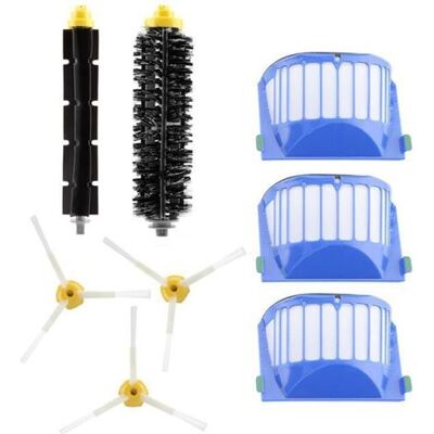 Generic Kit De Brosse À Filtre À Air Haute Efficacité Pour Aspirateur Série Roomba Irobot 500 600 700 800 900-ywey Generic Kit De Brosse À Filtre À Air Haute Efficacité Pour Aspirateur Série Roomba Irobot 500 600 700 800 900-ywey
