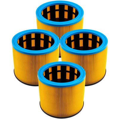 VHBW 4x Filtro A Pieghe Piatte Compatibile Con Starmix Gs, As, Nsg, Hs Aspiratore - Blu / Giallo 7200 Cm² VHBW 4x Filtro A Pieghe Piatte Compatibile Con Starmix Gs, As, Nsg, Hs Aspiratore - Blu / Giallo 7200 Cm²