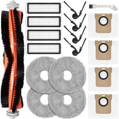 HABITEX Ricambi Per Xiaomi Robot Vacuum 5/5 Pro Aspirapolvere,1 Spazzola Principale,4 Stracci Per Lavaggio,4 Filtri Di Ricambio,4 Sacchetti Per Polvere,4 Spazzole Laterali,1 Spazzola Per Pulizia HABITEX Ricambi Per Xiaomi Robot Vacuum 5/5 Pro Aspirapolvere,1 Spazzola Principale,4 Stracci Per Lavaggio,4 Filtri Di Ricambio,4 Sacchetti Per Polvere,4 Spazzole Laterali,1 Spazzola Per Pulizia