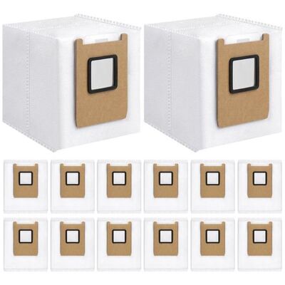 TAPWORKS Lotto Di 14 Sacchetti Per Aspirapolvere Di Grande Capacità Compatibile Eufy Omni E20 E25 E28, I Sacchetti Di Ricambio Per Robot Aspirapolvere TAPWORKS Lotto Di 14 Sacchetti Per Aspirapolvere Di Grande Capacità Compatibile Eufy Omni E20 E25 E28, I Sacchetti Di Ricambio Per Robot Aspirapolvere