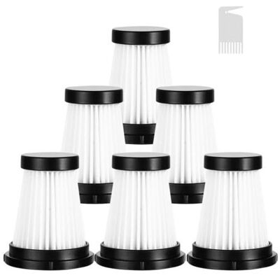 SCORPIO 6 Filtri Hepa Di Ricambio E 1 Spazzola Per La Pulizia Per Aspirapolvere Senza Filo Moosoo K12, K12 Pro, K13 E Accessori Per Aspirapolvere Portatile Genius Invictus One 1.0 X7/2.0. SCORPIO 6 Filtri Hepa Di Ricambio E 1 Spazzola Per La Pulizia Per Aspirapolvere Senza Filo Moosoo K12, K12 Pro, K13 E Accessori Per Aspirapolvere Portatile Genius Invictus One 1.0 X7/2.0.