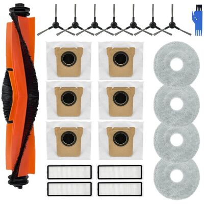 HABITEX 19 Pezzi Accessori Per Xiaomi X20 Max, Aspiratore X20 Pro, 1 Spazzola Principale, 2 Filtri, 4 Panni, 6 Sacchetti Per Polvere, 6 Spazzole Laterali, Per Xiaomi X20 Max, X20 Pro Accessori HABITEX 19 Pezzi Accessori Per Xiaomi X20 Max, Aspiratore X20 Pro, 1 Spazzola Principale, 2 Filtri, 4 Panni, 6 Sacchetti Per Polvere, 6 Spazzole Laterali, Per Xiaomi X20 Max, X20 Pro Accessori