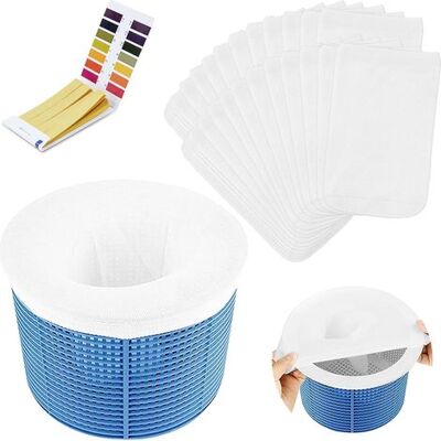 Generic 30 Chaussettes Pour Écumoire De Piscine, Chaussettes Filtrantes Pour Piscine, Chaussettes Pour Écumoire De Piscine À Mailles Ultra-fines Generic 30 Chaussettes Pour Écumoire De Piscine, Chaussettes Filtrantes Pour Piscine, Chaussettes Pour Écumoire De Piscine À Mailles Ultra-fines