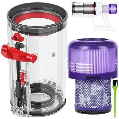 HABITEX Contenitore Filtro Raccolta Polvere Per Dyson V11 V15 Sv14 Sv17 Sv22 Sv28, Ricambio Accessori Cestello HABITEX Contenitore Filtro Raccolta Polvere Per Dyson V11 V15 Sv14 Sv17 Sv22 Sv28, Ricambio Accessori Cestello