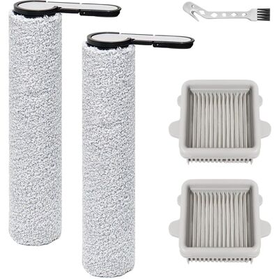 HABITEX Accessori Spazzola Rotante Per Roborock F25, F25 Ace, F25 Rt, F25 Lt, F25 Alt, F25 Gt, F25 Xt, F25 Ace Combo, F25 Combo - 2 Spazzole + 2 Filtri Hepa HABITEX Accessori Spazzola Rotante Per Roborock F25, F25 Ace, F25 Rt, F25 Lt, F25 Alt, F25 Gt, F25 Xt, F25 Ace Combo, F25 Combo - 2 Spazzole + 2 Filtri Hepa