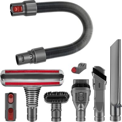 OEM Kit Di Spazzole Di Ricambio, Bocchetta Flessibile E Tubo Di Prolunga Compatibili Con Dyson V6 Dc35/45/52/58/dx901 (kit 8 In 1) -crezuo OEM Kit Di Spazzole Di Ricambio, Bocchetta Flessibile E Tubo Di Prolunga Compatibili Con Dyson V6 Dc35/45/52/58/dx901 (kit 8 In 1) -crezuo