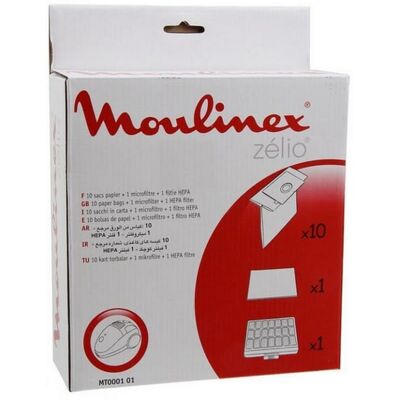 Buste e filtri Zelio - Compatibile con Moulinex Zelio Buste e filtri Zelio - Compatibile con Moulinex Zelio