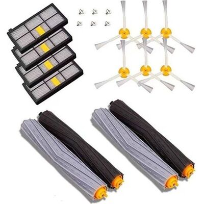 Zanussi Kit Pièces Accessoires Pour Irobot Roomba Série 800 900, Brosses Pièces De Rechange 800 900, 890 880 870 990 980 976 900 Aspirateur, 2 2 Jeux De Brosses À Rouleau, 5 Filtres, 6 Brosses Latérales Zanussi Kit Pièces Accessoires Pour Irobot Roomba Série 800 900, Brosses Pièces De Rechange 800 900, 890 880 870 990 980 976 900 Aspirateur, 2 2 Jeux De Brosses À Rouleau, 5 Filtres, 6 Brosses Latérales