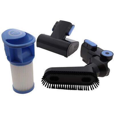 Polti Kit Spazzole Angolo Filtro Scopa Aspirapolvere Forzaspira Slim Sr100 Sr110 Polti Kit Spazzole Angolo Filtro Scopa Aspirapolvere Forzaspira Slim Sr100 Sr110