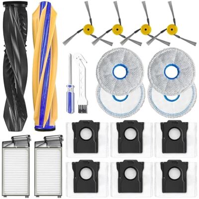 OEM Kit Di Accessori Di Ricambio Compatibile Con Gli Aspirapolvere Dreame X60 Max Ultra/x60 Ultra, Include: 1 Spazzola Principale, 2 Filtri Hepa, 4 Panni Per La Pulizia, 4 Spazzole Laterali, 6 Sacchetti P OEM Kit Di Accessori Di Ricambio Compatibile Con Gli Aspirapolvere Dreame X60 Max Ultra/x60 Ultra, Include: 1 Spazzola Principale, 2 Filtri Hepa, 4 Panni Per La Pulizia, 4 Spazzole Laterali, 6 Sacchetti P