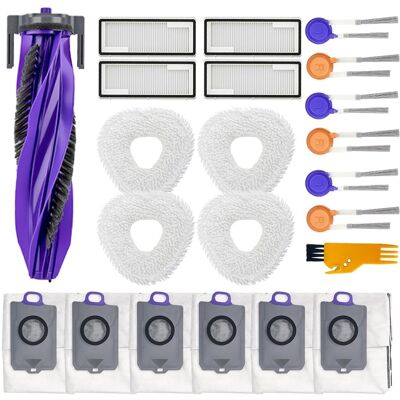 HABITEX 22 Accessori Per Narwal Freo Z10 Robot Vacuum, 1 Spazzola Principale, 4 Filtri Hepa, 4 Panni, 6 Spazzole Laterali, 6 Sacchetti Polvere, 1 Strumento Pulizia HABITEX 22 Accessori Per Narwal Freo Z10 Robot Vacuum, 1 Spazzola Principale, 4 Filtri Hepa, 4 Panni, 6 Spazzole Laterali, 6 Sacchetti Polvere, 1 Strumento Pulizia