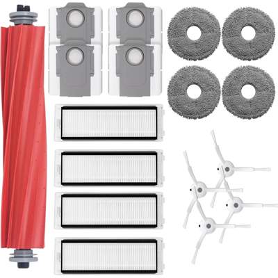 OEM Set Completo Di Spazzole, Filtri, Panni E Sacchetti Per La Polvere Per Roborock Q Revo - Bianco OEM Set Completo Di Spazzole, Filtri, Panni E Sacchetti Per La Polvere Per Roborock Q Revo - Bianco