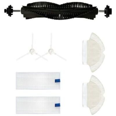 SCORPIO Set Di Accessori Da 7 Pezzi Per L'Aspirapolvere Robot Tefal Rowenta X-plorer Serie 75 Rg7687: Spazzola Principale, 2 Spazzole Laterali, 2 Panni, 2 Filtri. SCORPIO Set Di Accessori Da 7 Pezzi Per L'Aspirapolvere Robot Tefal Rowenta X-plorer Serie 75 Rg7687: Spazzola Principale, 2 Spazzole Laterali, 2 Panni, 2 Filtri.