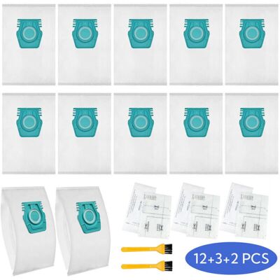 OEM 12 Sacchetti Di Ricambio Per Aspirapolvere Miele Tu Guard L1/guard S1/co Guard M1 - Accessorio Per Aspirapolvere: Sacchetto Per La Polvere, 3 Set Di Filtri In Cotone, Spazzolina Piccola OEM 12 Sacchetti Di Ricambio Per Aspirapolvere Miele Tu Guard L1/guard S1/co Guard M1 - Accessorio Per Aspirapolvere: Sacchetto Per La Polvere, 3 Set Di Filtri In Cotone, Spazzolina Piccola