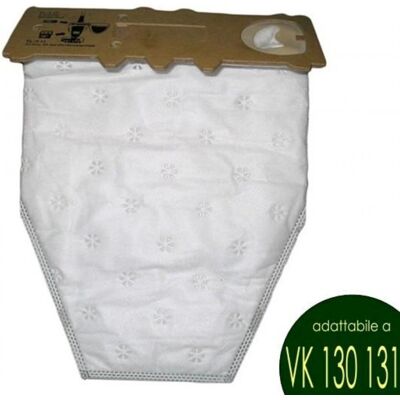Vorwerk - VK130/131 - Microfibra - 6 pezzi - Sacchetti aspirapolvere Vorwerk - VK130/131 - Microfibra - 6 pezzi - Sacchetti aspirapolvere