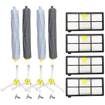 SCORPIO Ricambi: Spazzola Principale, Spazzola Laterale, Filtro Hepa Per Aspirapolvere Irobot Roomba Delle Serie 900, 960 E 990. Accessori Per Aspirapolvere SCORPIO Ricambi: Spazzola Principale, Spazzola Laterale, Filtro Hepa Per Aspirapolvere Irobot Roomba Delle Serie 900, 960 E 990. Accessori Per Aspirapolvere