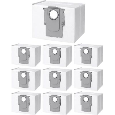 TAPWORKS Lotto Di 10 Sacchetti Aspirapolvere Compatibili Robot G10s G20 Q7 Q5 S7, S8, Sacche Monouso Ad Alta Capacità Per La Raccolta Di Polvere E Manutenzione Robot TAPWORKS Lotto Di 10 Sacchetti Aspirapolvere Compatibili Robot G10s G20 Q7 Q5 S7, S8, Sacche Monouso Ad Alta Capacità Per La Raccolta Di Polvere E Manutenzione Robot