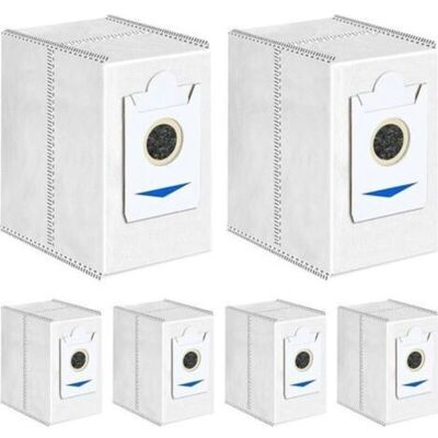 BRAST 6 Sacchetti Per La Polvere Per Ecovacs Deebot T30 Pro Omni, Accessori Per L'Aspirapolvere Robot T30 Omni, Sacchetti Per La Polvere Da 3,4 Litri Di Grande Capacità BRAST 6 Sacchetti Per La Polvere Per Ecovacs Deebot T30 Pro Omni, Accessori Per L'Aspirapolvere Robot T30 Omni, Sacchetti Per La Polvere Da 3,4 Litri Di Grande Capacità