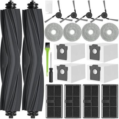 Union L40 Ultra Accessoires Pour Dreame L10s Ultra Gen 3 / X40 Ultra Complete/mova P50 Pro Ultra / X40 Ultra Pièces De Rechange 4 Sacs À Poussière 2 Brosse Principale 4 Chiffons 4 Filtres 4 Brosse Latérale Union L40 Ultra Accessoires Pour Dreame L10s Ultra Gen 3 / X40 Ultra Complete/mova P50 Pro Ultra / X40 Ultra Pièces De Rechange 4 Sacs À Poussière 2 Brosse Principale 4 Chiffons 4 Filtres 4 Brosse Latérale
