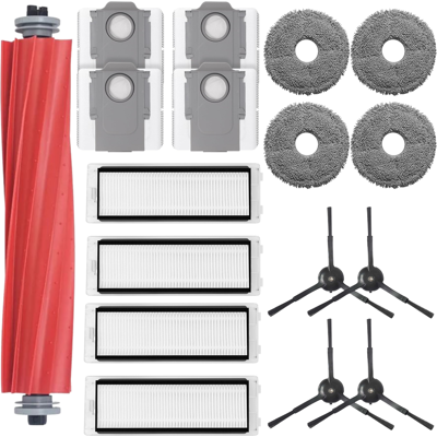 OEM Set Completo Di Spazzole, Filtri, Panni E Sacchetti Per La Polvere Per Roborock Q Revo - Nero OEM Set Completo Di Spazzole, Filtri, Panni E Sacchetti Per La Polvere Per Roborock Q Revo - Nero
