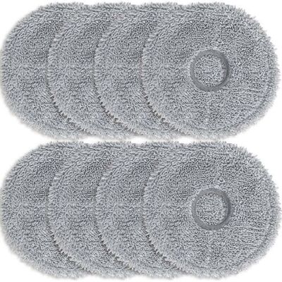 Zanussi Lot De 8 Lingettes Microfibres Gris Foncé – Compatibles Aspirateurs Robots Dreame L10s/l10/l20/xiaomi X10/x20 – Nettoyage Efficace Sols Durs Zanussi Lot De 8 Lingettes Microfibres Gris Foncé – Compatibles Aspirateurs Robots Dreame L10s/l10/l20/xiaomi X10/x20 – Nettoyage Efficace Sols Durs