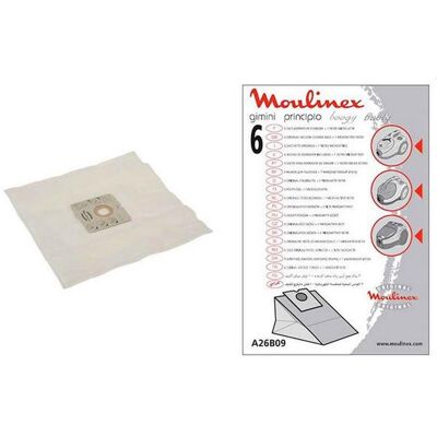 Moulinex Modello A26B09 - Sacchetti e Filtro per Aspirapolvere - Accessori Moulinex Modello A26B09 - Sacchetti e Filtro per Aspirapolvere - Accessori