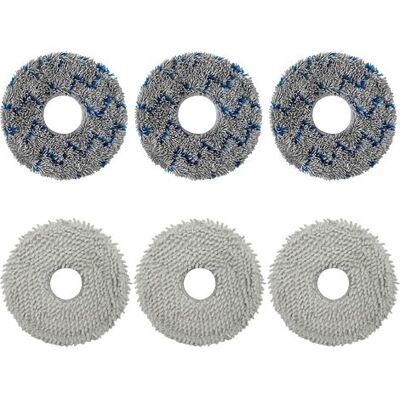 Union 6 Pièces D'Accessoires Essuettes Pour Ecovacs Deebot T50 Pro Omni/ N30 Pro Omni/ T30 Pro/ T30s/ T20 Omni/ T10 Omni/ X1 Omni/ X2 Omni Robot D'Aspiration Union 6 Pièces D'Accessoires Essuettes Pour Ecovacs Deebot T50 Pro Omni/ N30 Pro Omni/ T30 Pro/ T30s/ T20 Omni/ T10 Omni/ X1 Omni/ X2 Omni Robot D'Aspiration
