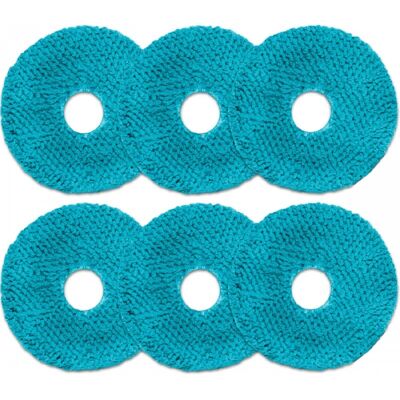 CECOTEC Pack Da 6 Mop Per Robot Aspirapolvere Conga X100. Ricambi Originali Ad Alta Assorbenza E Resistenza, Facile CECOTEC Pack Da 6 Mop Per Robot Aspirapolvere Conga X100. Ricambi Originali Ad Alta Assorbenza E Resistenza, Facile