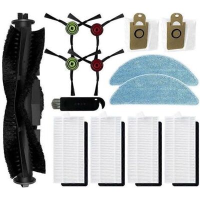BARKBUSTERS Pièces De Rechange Et Accessoires Pour Aspirateur Robot Honiture Q6 Se : Brosse Principale, Filtre Hepa Et Sac À Poussière. BARKBUSTERS Pièces De Rechange Et Accessoires Pour Aspirateur Robot Honiture Q6 Se : Brosse Principale, Filtre Hepa Et Sac À Poussière.