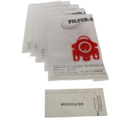 Miele Sacchetti Per 4 + Filtro Mi129mw Per Hoover Miele Sacchetti Per 4 + Filtro Mi129mw Per Hoover