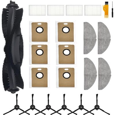 HABITEX 21 Accessori Per Tapo Rv30 Max Plus/rv30 Max/rv20 Max Plus/rv20 Max: 1 Spazzola Principale, 4 Filtri, 4 Sacchetti, 6 Sacchi Polvere, 6 Spazzole Laterali. HABITEX 21 Accessori Per Tapo Rv30 Max Plus/rv30 Max/rv20 Max Plus/rv20 Max: 1 Spazzola Principale, 4 Filtri, 4 Sacchetti, 6 Sacchi Polvere, 6 Spazzole Laterali.
