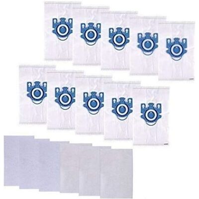 URSUS Sacchetti Per Aspirapolvere Miele Gn, Miele Complete C3, Complete C2 E Classic C1, Hyclean 3d Efficiency Miele (10 Sacchetti + 6 Retine) URSUS Sacchetti Per Aspirapolvere Miele Gn, Miele Complete C3, Complete C2 E Classic C1, Hyclean 3d Efficiency Miele (10 Sacchetti + 6 Retine)