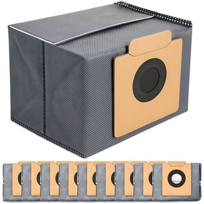 TAPWORKS Lotto Di 10 Sacchetti Per Aspirapolvere Compatibili Eufy Clean Pro E X8 X10 Pro Omni TAPWORKS Lotto Di 10 Sacchetti Per Aspirapolvere Compatibili Eufy Clean Pro E X8 X10 Pro Omni