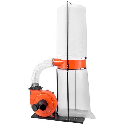 VEVOR Collettore Di Polvere A Cono Vortex Da 1100 Cfm E 2,5 Micron, Sistema Di Raccolta Polvere Per Lavorazione Del Legno Da 1,5 Cv Con Sacco Raccoglitore Da 132,5 L Sacco Filtro 159l, 2800 Giri/min VEVOR Collettore Di Polvere A Cono Vortex Da 1100 Cfm E 2,5 Micron, Sistema Di Raccolta Polvere Per Lavorazione Del Legno Da 1,5 Cv Con Sacco Raccoglitore Da 132,5 L Sacco Filtro 159l, 2800 Giri/min
