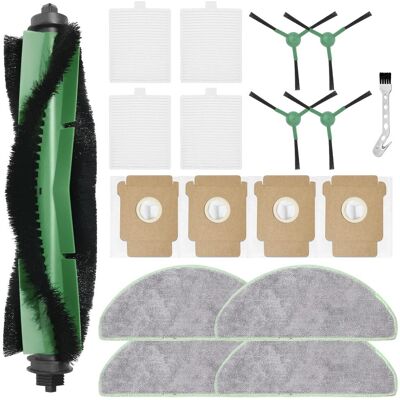 HABITEX Accessori Per Irobot Roomba Plus 105 Combo + Ricambi Aspirapolvere: 1 Spazzola Principale, 4 Panni, 4 Sacchetti Polvere, 4 Spazzole Laterali, 4 Filtri HABITEX Accessori Per Irobot Roomba Plus 105 Combo + Ricambi Aspirapolvere: 1 Spazzola Principale, 4 Panni, 4 Sacchetti Polvere, 4 Spazzole Laterali, 4 Filtri