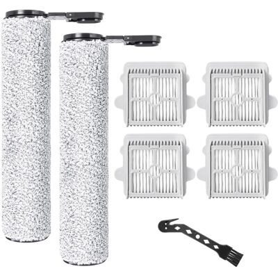 HABITEX Rullo Spazzola E Filtri Di Ricambio Per Roborock F25 Ace / F25 Rt / F25 Lt / F25 Alt / F25 Aspirapolvere Umido E Secco, 2 Spazzole A Rullo, 4 Filtri Hepa, 1 Spazzola Pulisci HABITEX Rullo Spazzola E Filtri Di Ricambio Per Roborock F25 Ace / F25 Rt / F25 Lt / F25 Alt / F25 Aspirapolvere Umido E Secco, 2 Spazzole A Rullo, 4 Filtri Hepa, 1 Spazzola Pulisci
