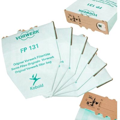 Sacchetti Originali Vorwerk VK130 VK131 - Sacchetti per aspirapolvere Sacchetti Originali Vorwerk VK130 VK131 - Sacchetti per aspirapolvere