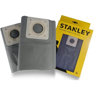 Stanley - Sacchetti in stoffa riutilizzabili 30 l per aspiratori secchi e umidi Stanley - Sacchetti in stoffa riutilizzabili 30 l per aspiratori secchi e umidi