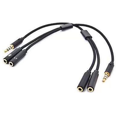 OEM Cavo Per Cuffie Stereo A Y Da 3,5 Mm Con Microfono E Adattatore Audio, Splitter Per Cuffie, Adatto Per Cuffie Da Gioco, Caratterizzato Da Un Cavo Intrecciato In Nylon Versatile, Flessibile E Resistent OEM Cavo Per Cuffie Stereo A Y Da 3,5 Mm Con Microfono E Adattatore Audio, Splitter Per Cuffie, Adatto Per Cuffie Da Gioco, Caratterizzato Da Un Cavo Intrecciato In Nylon Versatile, Flessibile E Resistent