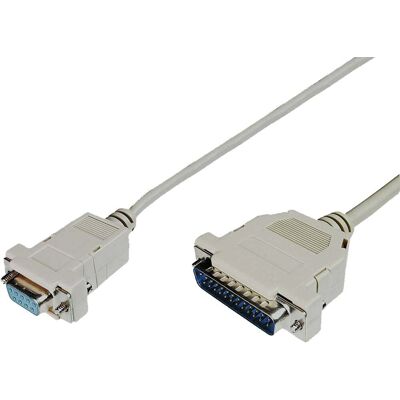Manhattan Cavo Null Modem 25 Db Maschio 9 Db Femmina 1,80 Mt - Manhattan Cavo Null Modem 25 Db Maschio 9 Db Femmina 1,80 Mt -