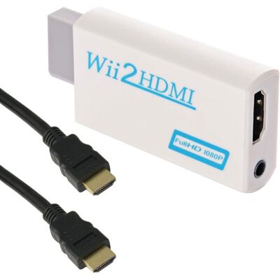 OEM Adattatore Da Wii A Hdmi, Convertitore Da Wii A Hdmi 720p/1080p Con Cavo Hdmi, Porta Hdmi E Jack Da 3,5 Mm – Supporta Tutte Le Modalità Di Visualizzazione Wii (bianco) -crezuo OEM Adattatore Da Wii A Hdmi, Convertitore Da Wii A Hdmi 720p/1080p Con Cavo Hdmi, Porta Hdmi E Jack Da 3,5 Mm – Supporta Tutte Le Modalità Di Visualizzazione Wii (bianco) -crezuo
