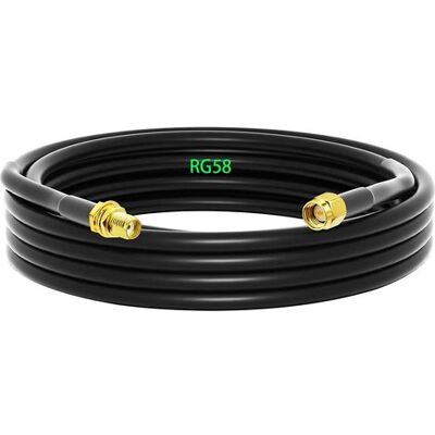 OEM Adattatore Sma Maschio-femmina, Cavo Coassiale Rg58 Da 5 Metri, Cavo Di Prolunga Per Antenna Wlan, Cavo Di Prolunga Per Antenna (50 Ohm) OEM Adattatore Sma Maschio-femmina, Cavo Coassiale Rg58 Da 5 Metri, Cavo Di Prolunga Per Antenna Wlan, Cavo Di Prolunga Per Antenna (50 Ohm)