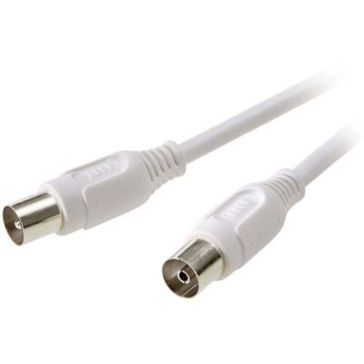 Cavo di collegamento antenna SpeaKa Professional - 5m, schermato, bianco - Tipo di antenna Cavo di collegamento antenna SpeaKa Professional - 5m, schermato, bianco - Tipo di antenna